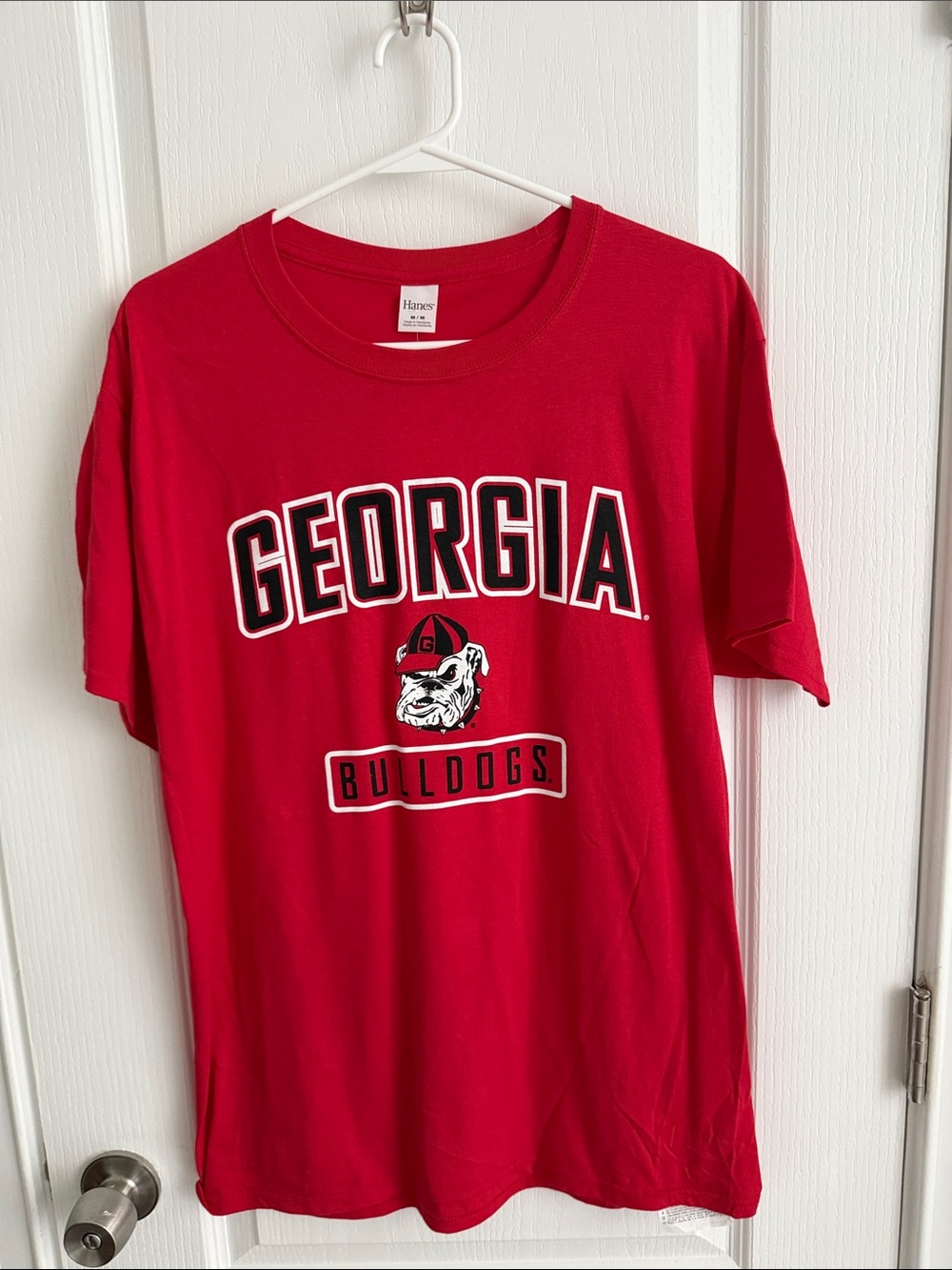 Hanes Red Georgia Bulldogs Graphic T-Shirt